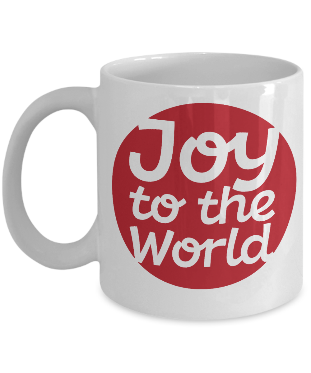 Knightmare before christmas mug - Joy to the World - Funny Christmas Gift Mugs, Christmas Gifts for family Ceramic Cup White, Funny Mugs Gift Ideas 11 Oz