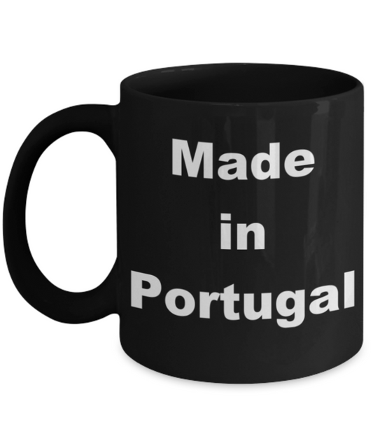 Made in Portugal - Black Porcelain Coffee 11 oz
