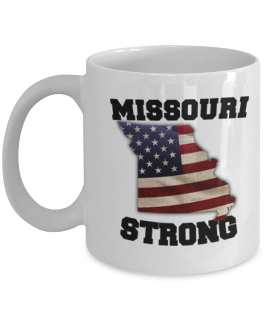 Missouri State coffee mug - Porcelain White Funny Coffee Mug, White coffee mugs 11 oz
