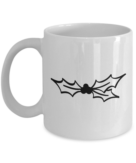 Christmas Clipart 57 coffee mugs - Funny Christmas Gifts - Porcelain White coffee mugs 11 oz