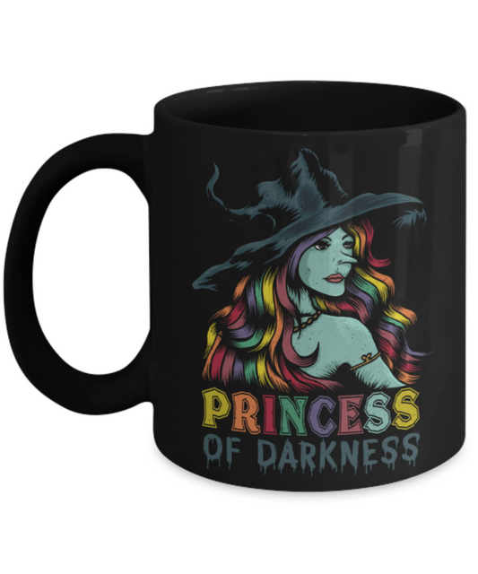 Princess of Darkness - Funny Black Porcelain Coffee 11 oz