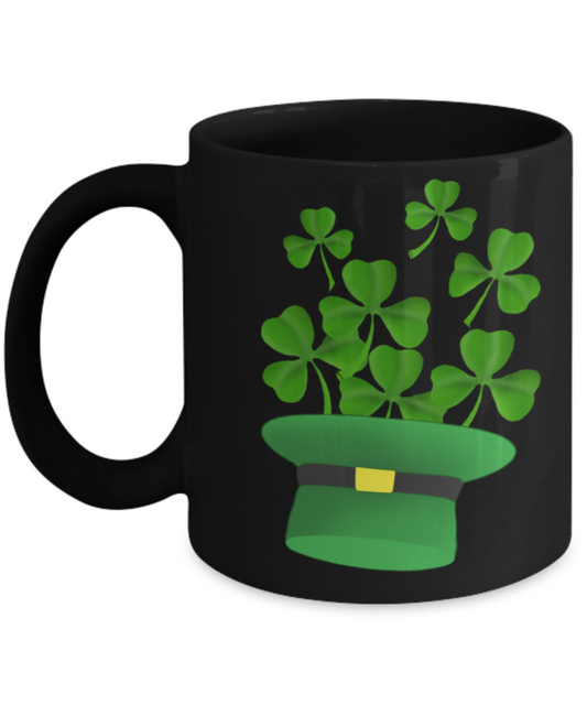 Funny Coffee Mugs Make St Patricks Day Great Again Shamrock Funny St Patricks Day Irish Coffee Gift Coffee Mug Tea Cup,Black 11-Oz