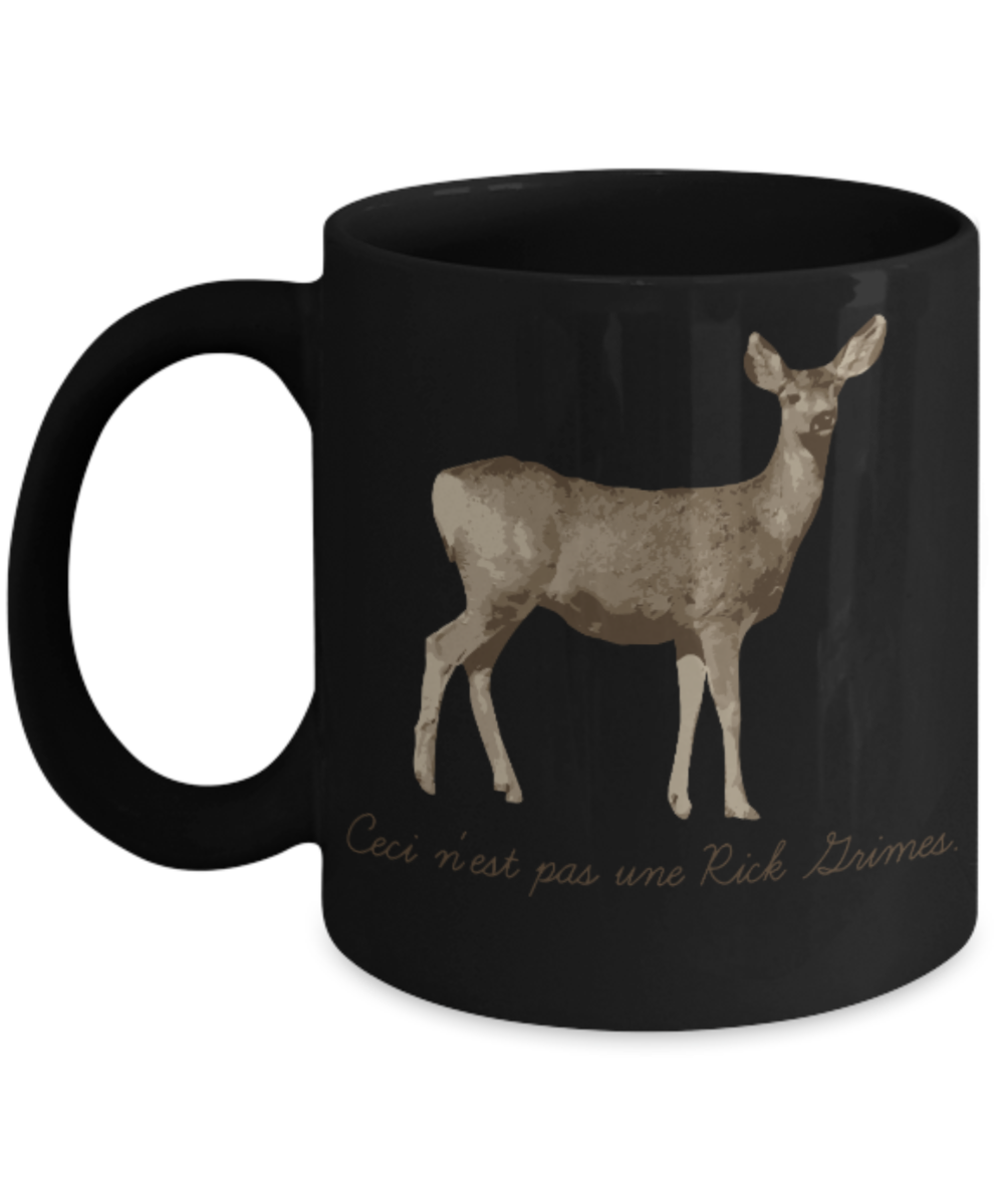 Plants vs zombies gift box mugs , This is Not - Black Coffee Mug Porcelain Tea Cup 11 oz - Great Gift