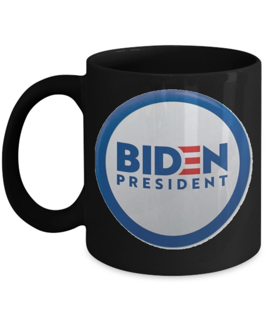 President mug - Anti trump mug,democrat mug,biden harris,kamala harris mug,political mug,cup of joe,2020 election mug,black coffee mug 11 oz