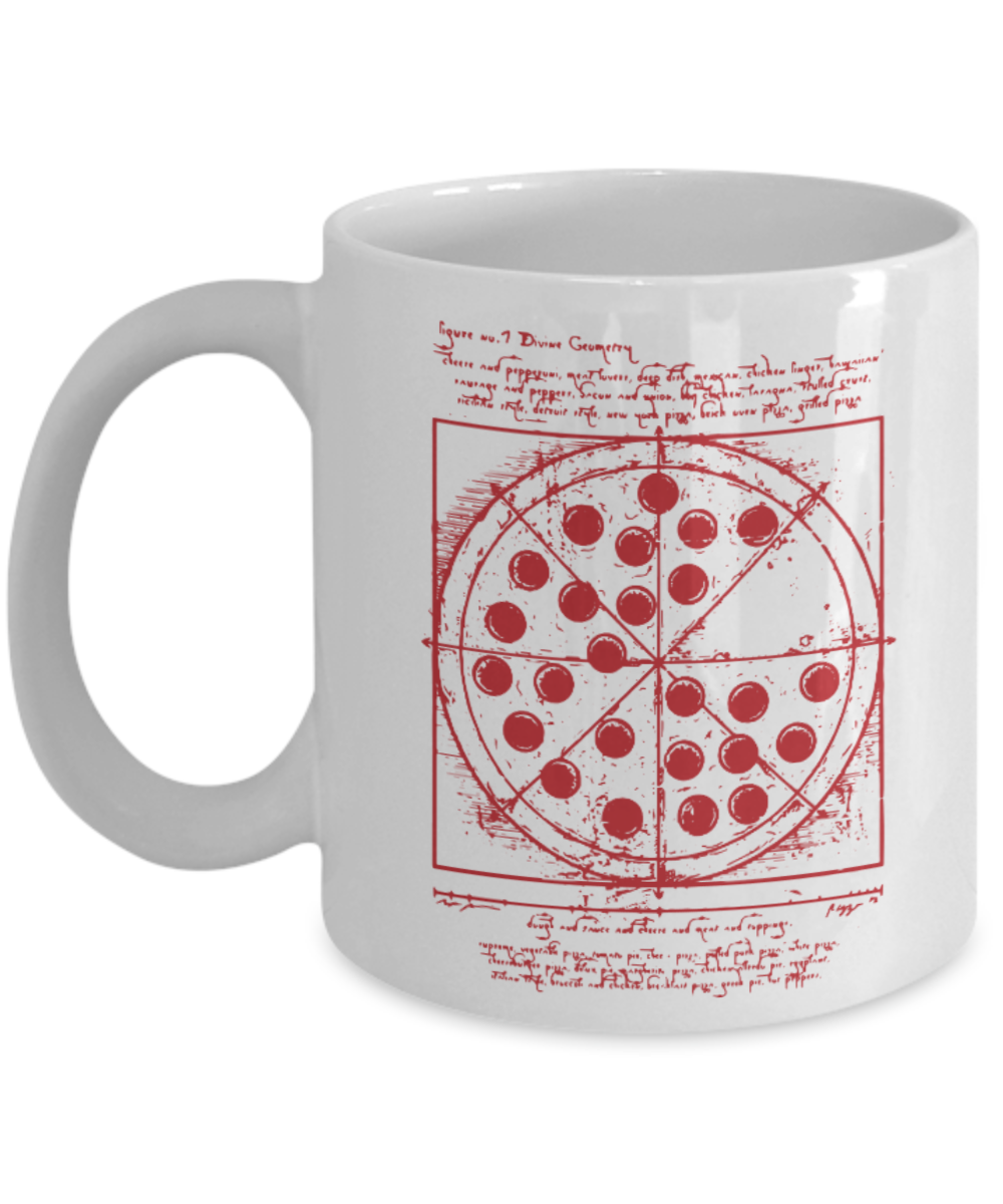 Pop culture lovers mugs , Parker Pizza Shirt - White Coffee Mug Porcelain Tea Cup 11 oz - Great Gift