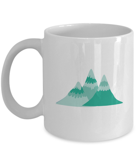 mountain coffee mugs - Funny Christmas Gifts -  Birthday Gifts 11 oz