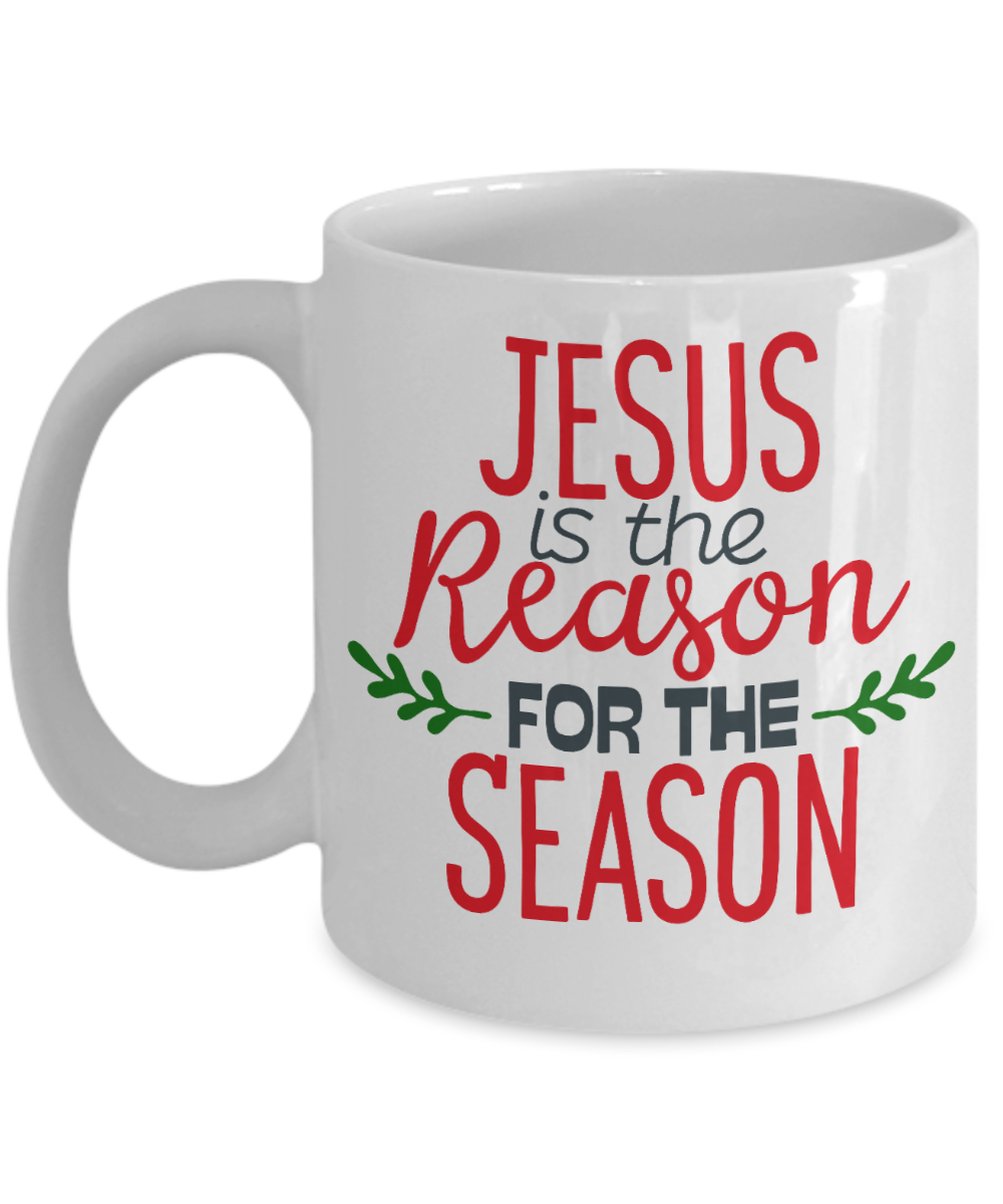 Knightmare before christmas mug - Jesus is the Reason for the Season - Funny Christmas Gift Mugs, Christmas Gifts for family Ceramic Cup White, Funny Mugs Gift Ideas 11 Oz