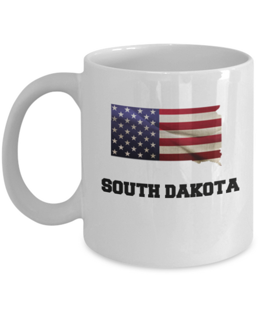 I Love South Dakota Coffee Mugs Coffee mug sets - 11 Oz State Love Gift Idea Tea Cup Funny