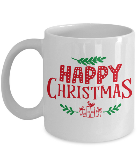 Knightmare before christmas mug - Happy Christmas - Funny Christmas Gift Mugs, Christmas Gifts for family Ceramic Cup White, Funny Mugs Gift Ideas 11 Oz