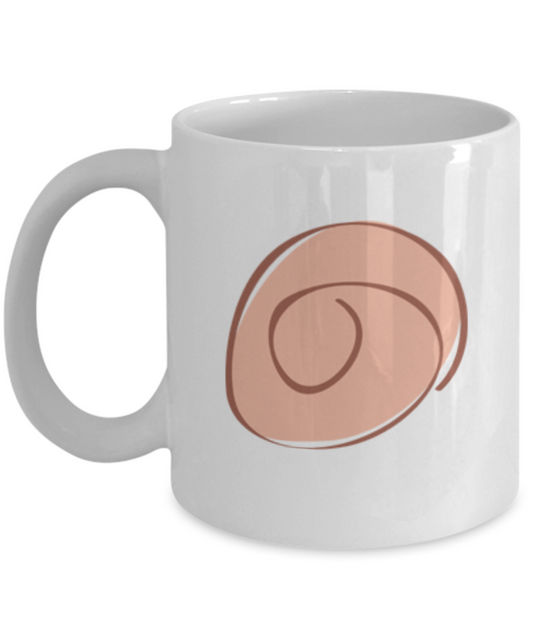Rose Smooth 1 Coffee Mugs - Funny Coffee Mugs - Porcelain White coffee mugs 11 oz