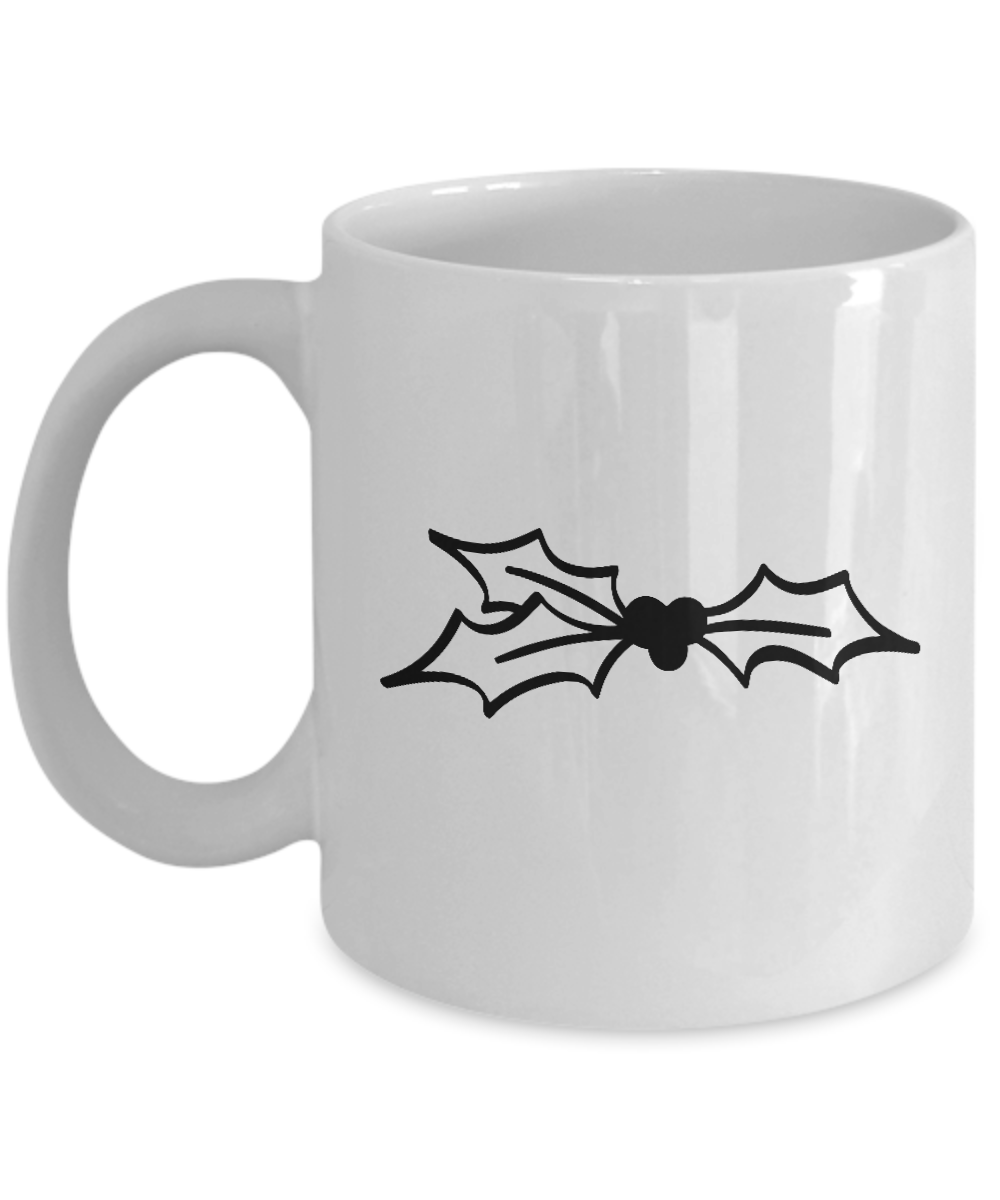 Christmas Clipart 24 coffee mugs - Funny Christmas Gifts -White coffee mugs 11 oz