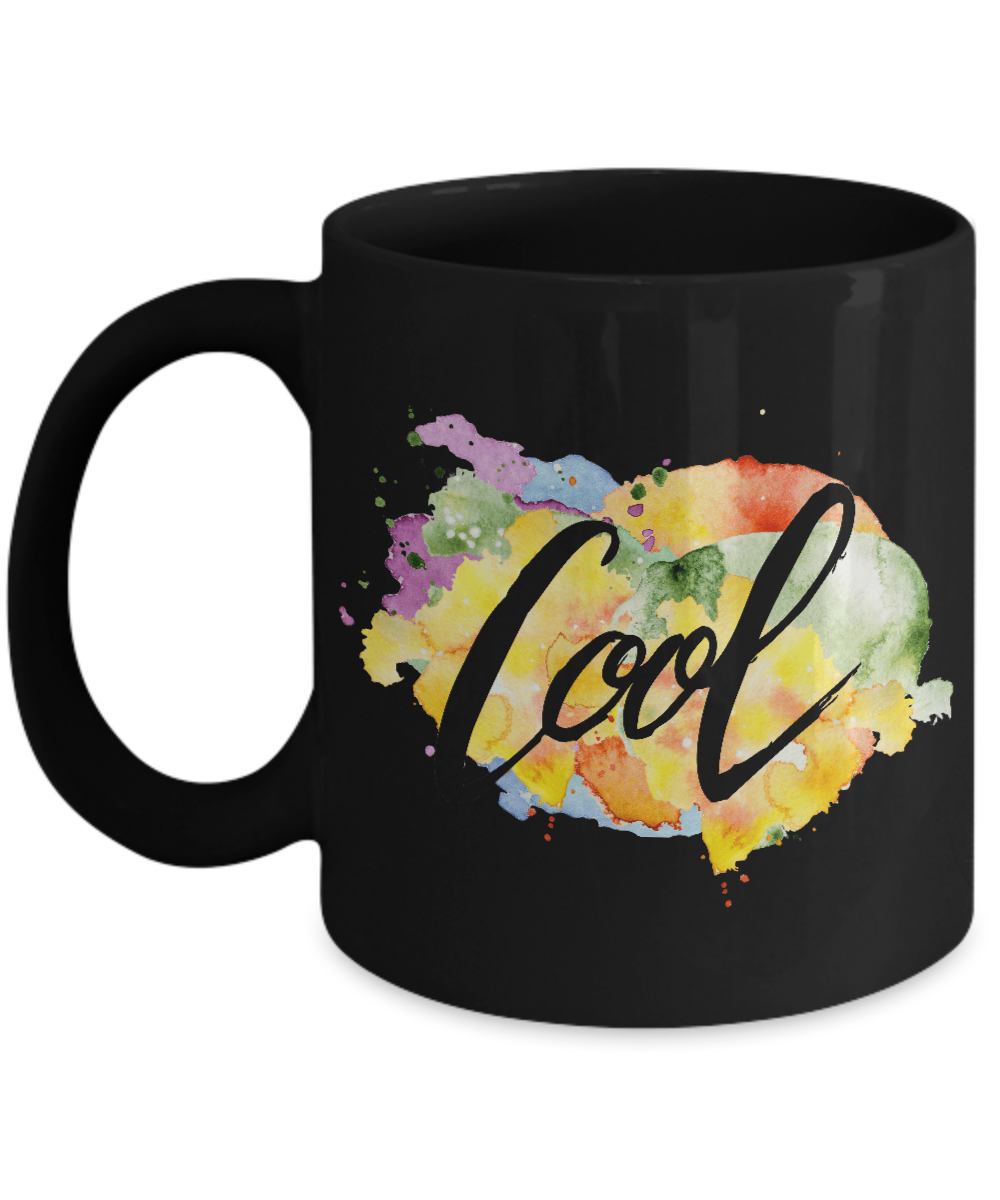 Motivational quote Cool  black coffee mugs 11oz