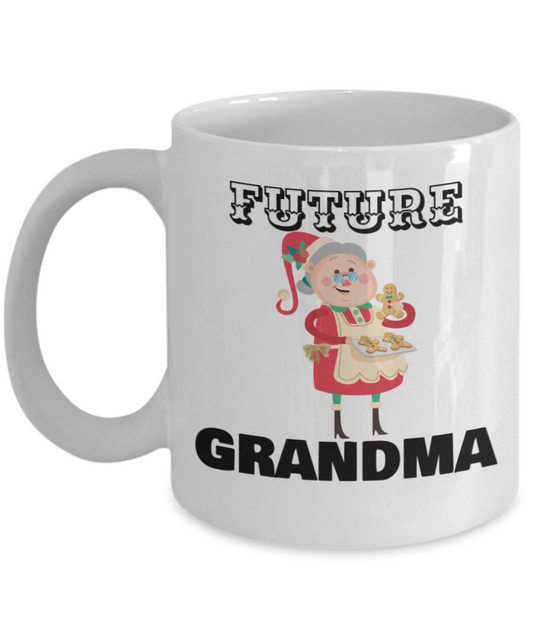 Funny Grandma Coffee Mug - White Porcelain Coffee Cup,Premium 11 oz White coffee cup