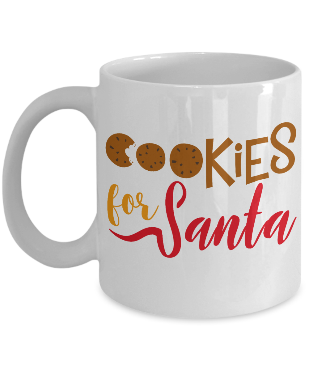 Rumbles the cloud and santa's greatest gift - Cookies for Santa - Funny Santa Gift Mugs, Christmas Gifts for family Ceramic Cup White, Funny Mugs Gift Ideas 11 Oz