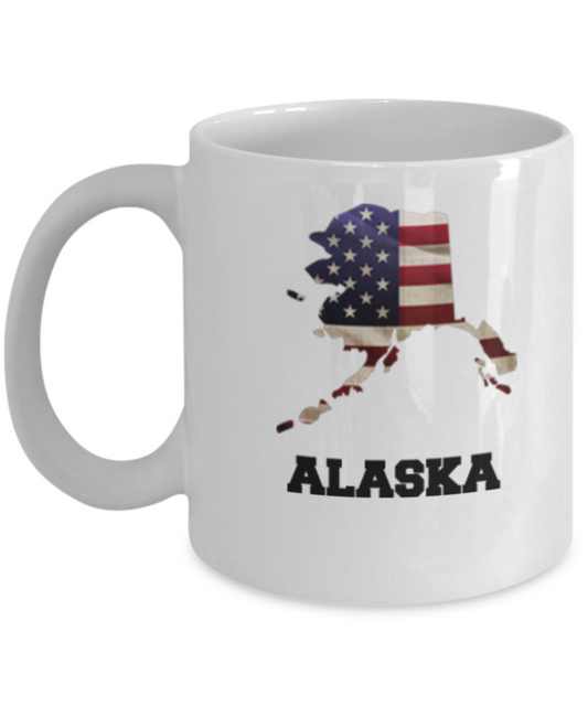 I Love Alaska Coffee Mugs Coffee mug sets - 11 Oz State Love Gift Idea Tea cups