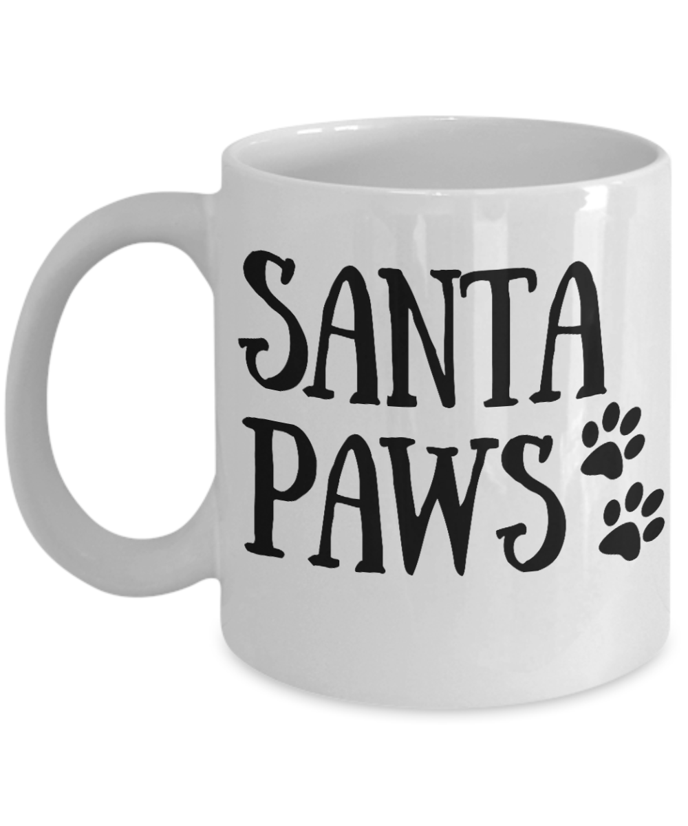 Nightmare before christmas mug, Santa Paws - White Coffee Mug Tea Cup 11 oz Gift