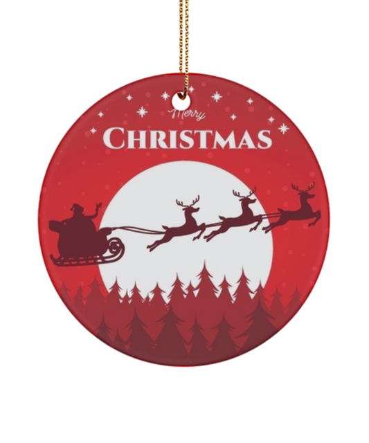 Merry Christmas Ornament for Tree, 2020 Christmas Ornaments for Tree, Ornament for Tree