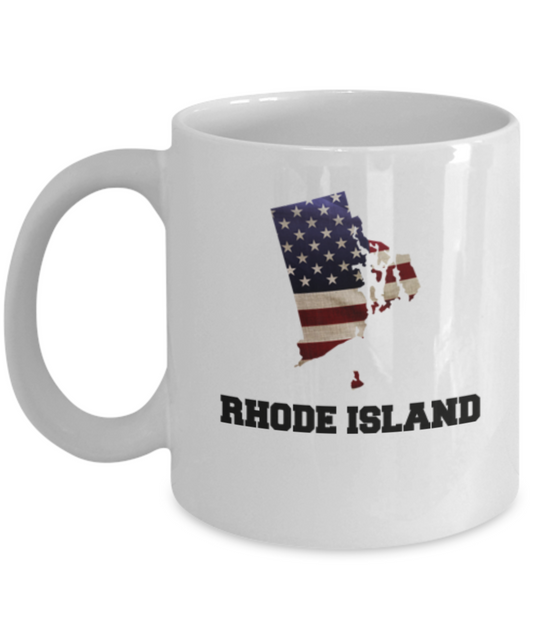 I Love Rhode Island Coffee Mugs Coffee mug sets - 11 Oz State Love Gift Idea Tea Cup Funny