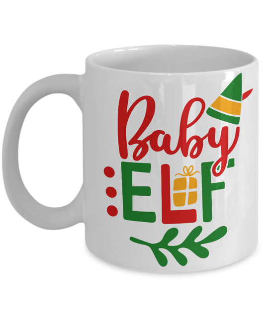 Nightnare before christmas mug - Baby Elf - Funny Christmas Gift Mugs, Christmas Gifts for family Ceramic Cup White, Funny Mugs Gift Ideas 11 Oz