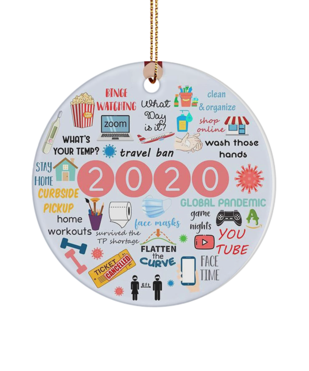 2020 Christmas Ornaments, Christmas Hanging Ornament for Christmas Tree Decorations, Christmas Decorating, Gift for Family