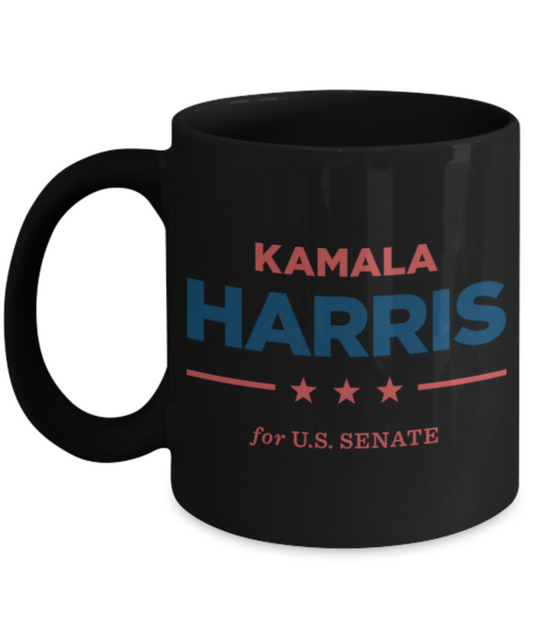 Kamala Harris Coffee Mug, Democrat Mug, Biden Harris 2020, Kamala 2020, Harris 2020, Political Mug, Anti-Trump Mug, Campaign Mug Black Coffee Mug 11 oz