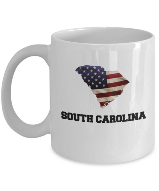 I Love South Carolina Coffee Mugs Coffee mug sets - 11 Oz State Love Gift Idea Tea Cup Funny