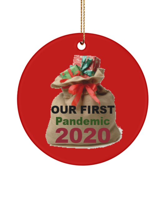 Our First Pandemic Ornament / 2020 Ornament- Xmas Ornament, Pandemic Christmas Gift,Ornament for Tree