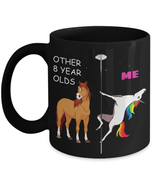 8th Birthday Gift for Women - Other 8 Year Olds Me Unicorn Coffee Mug - Premium 14 oz Travel Coffee Mug for Grandma, Mom, Sister, Best Friend,   Women, Her - Born In 2012