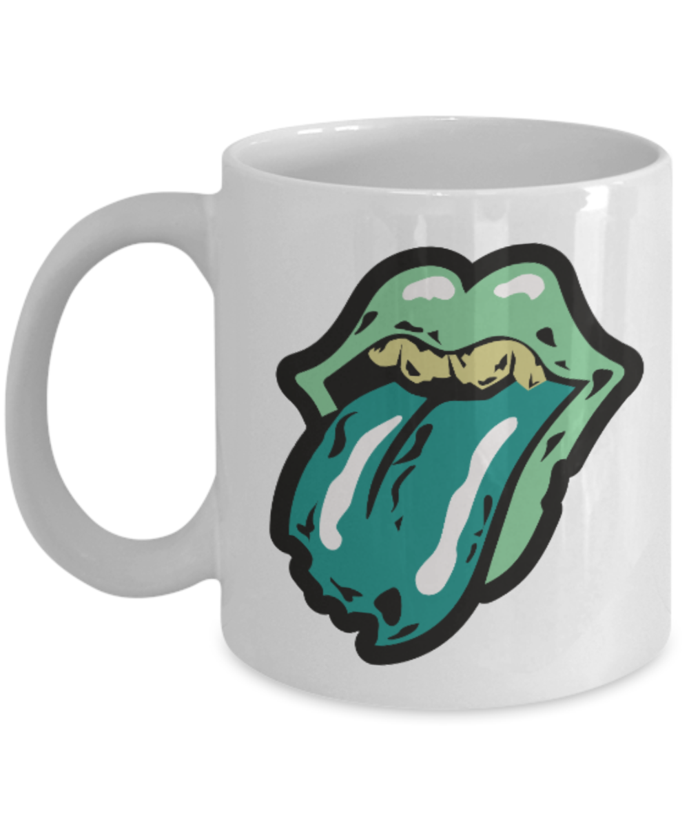 Plants vs zombies gift box mugs , The walking stones - White Coffee Mug Porcelain Tea Cup 11 oz - Great Gift