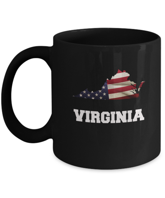 I Love Virginia Coffee Mugs Coffee mug sets - 11 Oz State Love Gift Idea Tea Cup Funny
