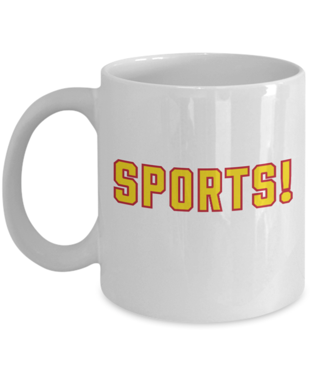 Pop culture lovers mugs , Sports - White Coffee Mug Porcelain Tea Cup 11 oz - Great Gift