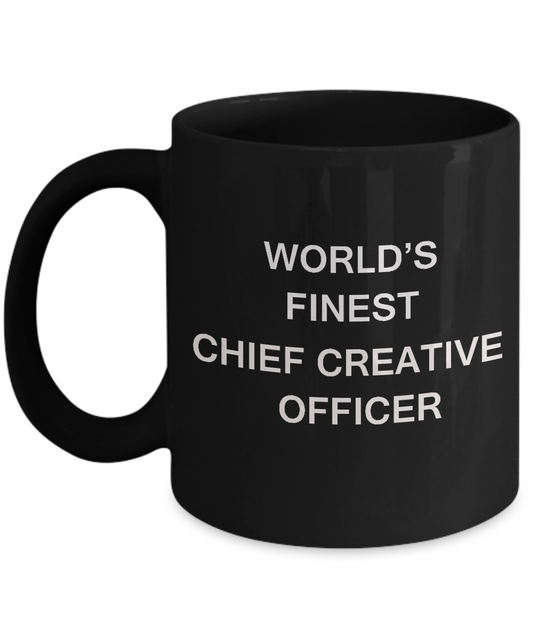 World's Finest Chief creative officer Mugs - Funny Mugs Black coffee mugs 11 oz