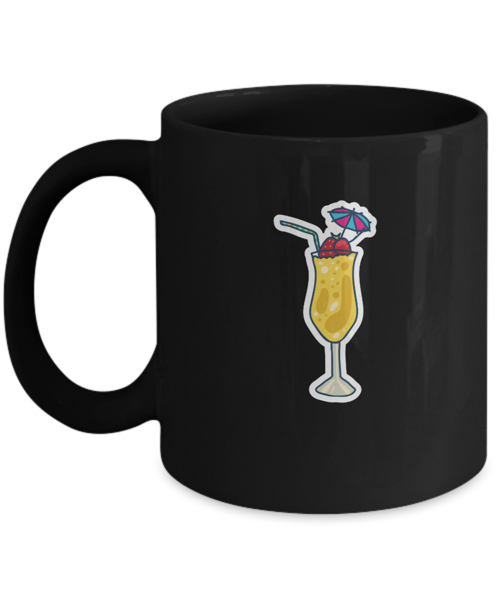 Cocktail Funny Black Mugs - Funny Valentines day Gifts - Funny Black coffee mugs 11 oz