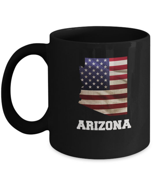 I Love Arizona Coffee mug sets - 11 OZ Black coffee mugs  State Love Gift Idea Cup Funny