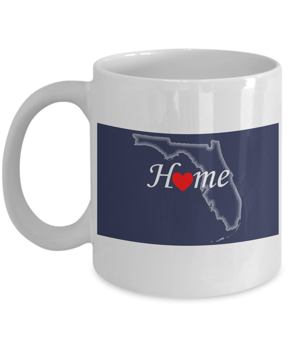 I  Am A Floridian Gift Coffee Mug, I Love Florida State-White Porcelain Coffee Mug 11 oz