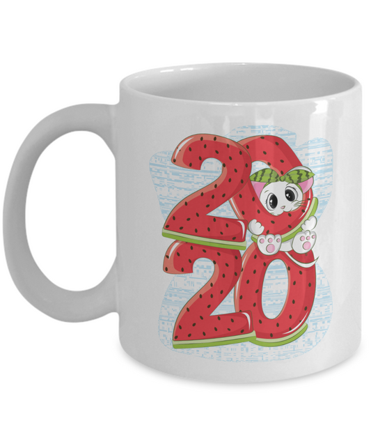 Year of the Rat 2020 - White coffee mug 11 Oz, Holiday coffee mug, 2020 coffee mug, Chinese new year gift