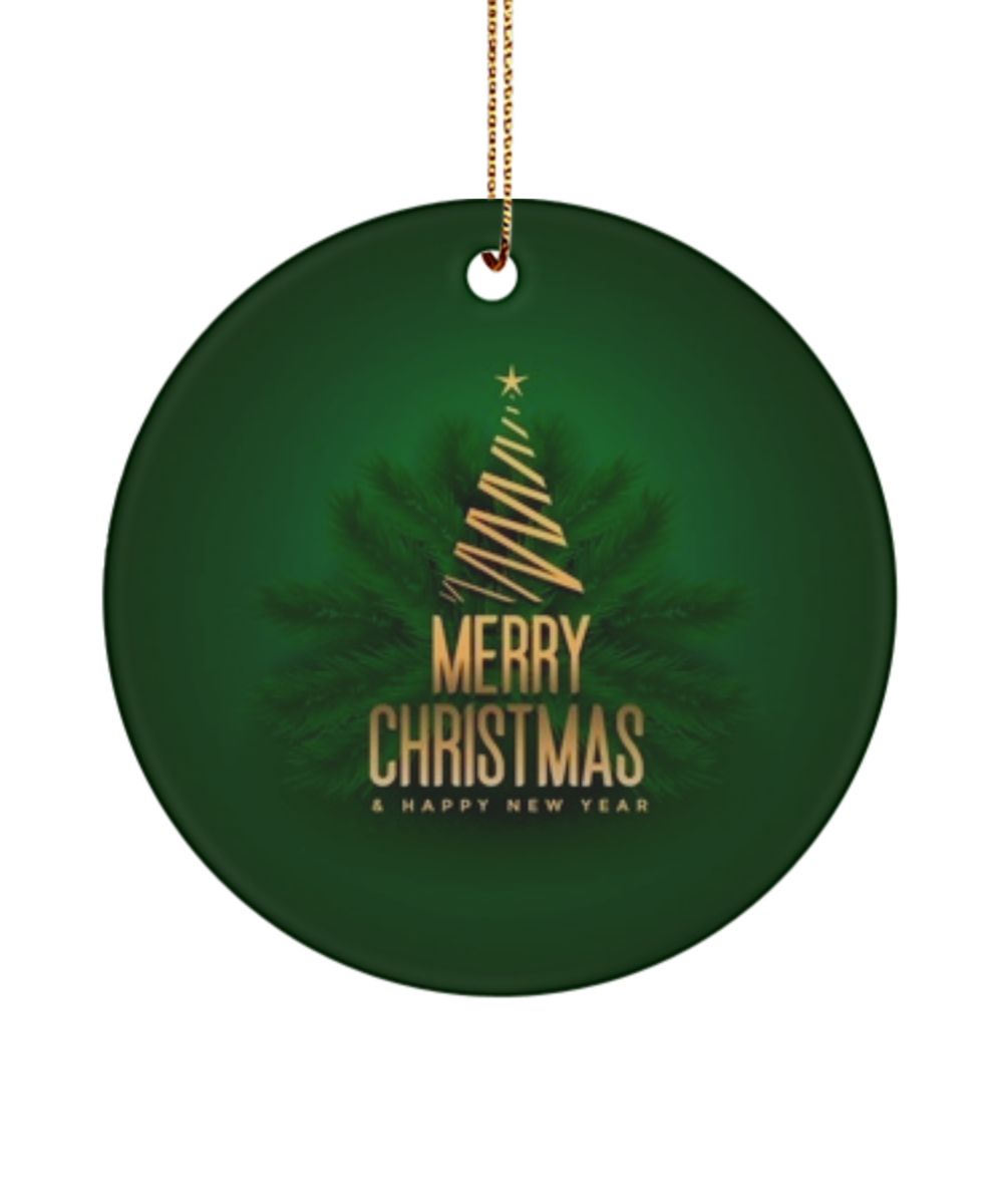 Christmas Ornament, Merry Christmas 2020, xmas 2020, Ceramic Christmas Tree Ornament