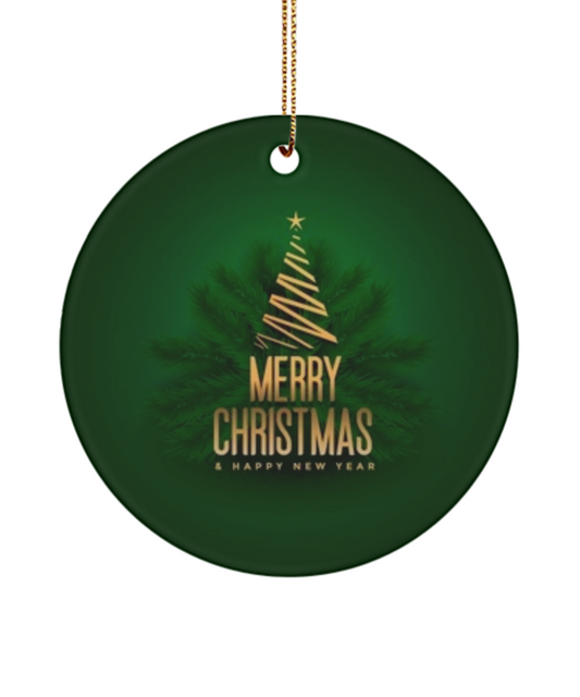 Christmas Ornament, Merry Christmas 2020, xmas 2020, Ceramic Christmas Tree Ornament