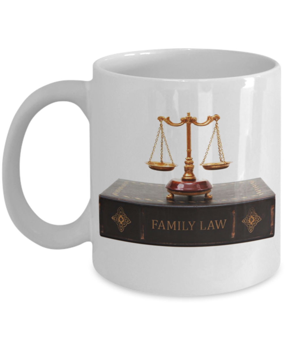 FamilyLaw Coffee Cup- White Porcelain Coffee Cup,Premium 11 oz White coffee cup