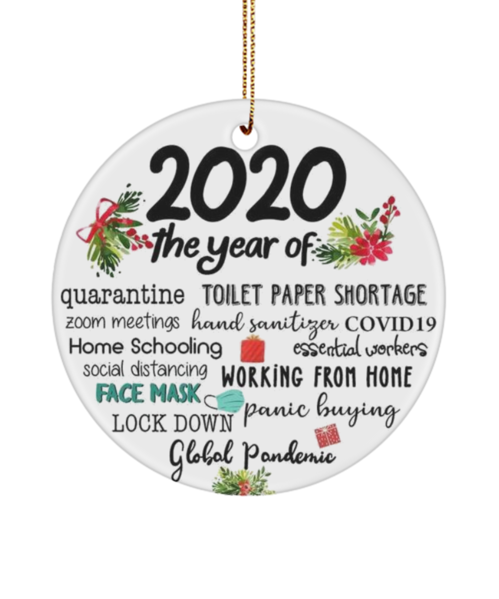 Funny 2020 Christmas Ornament, Toilet Paper Ornament, 2020 Ornament, 2020 Christmas Ornament, Covid Ornament, Ornament, Christmas Ornaments