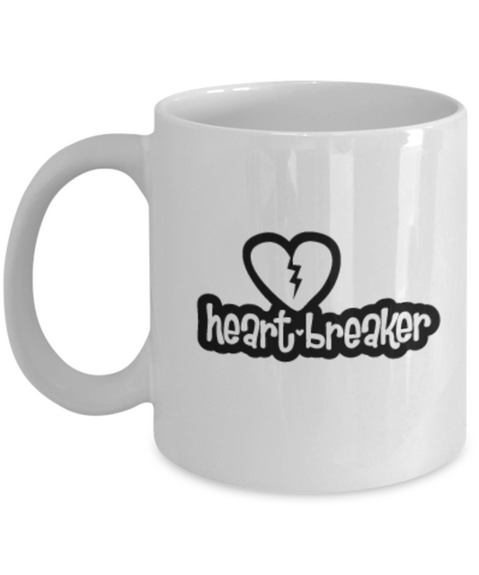 Heart breaker Coffee Mugs Coffee mug sets - 11 Oz Funny Tea Cup Gift Idea Love Failure Sad