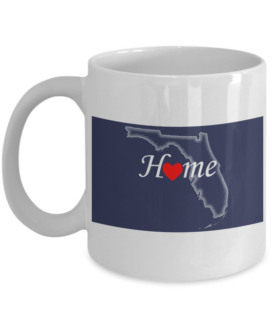 I  Am A Floridian Gift Coffee Mug, I Love Florida State-White Porcelain Coffee Mug 11 oz