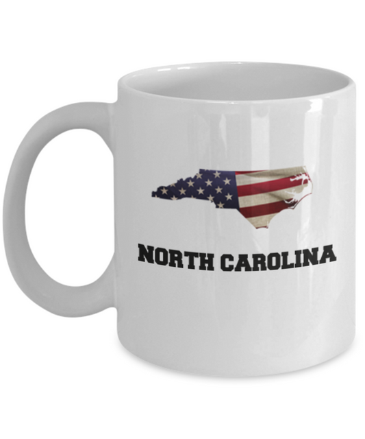 I Love North Carolina Coffee Mugs Coffee mug sets - 11 Oz State Love Gift Idea Tea Cup Funny