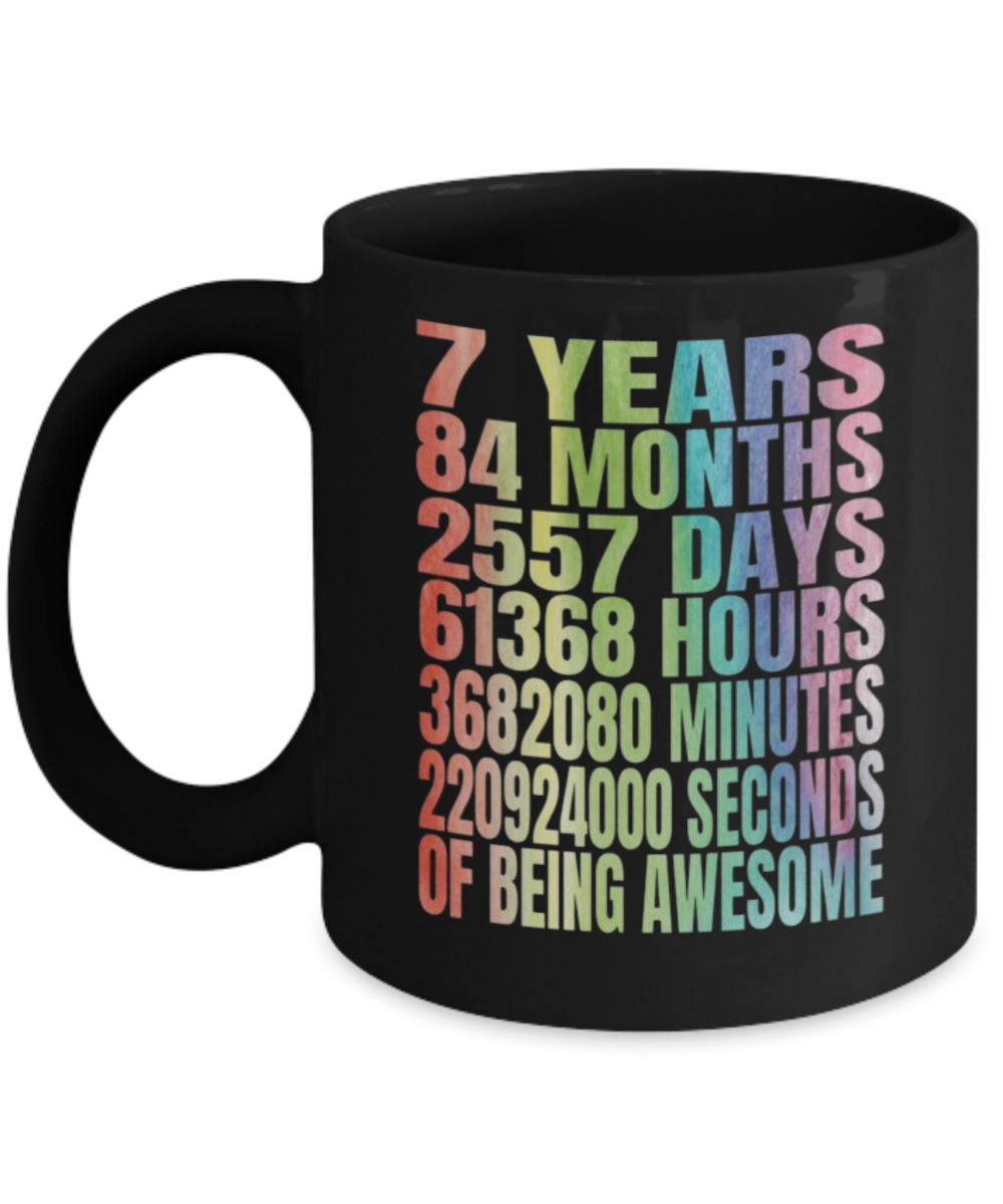 7TH BIRTHDAY Coffee Mug - You Are A Really Great 7 Year Old,Birthday Gift For Her Him Coffee Tea Cup