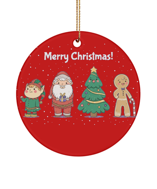 Santa Claus Christmas Ornaments, Funny Santa Claus Merry Christmas Ornaments, Santa Claus Christmas Tree Décor
