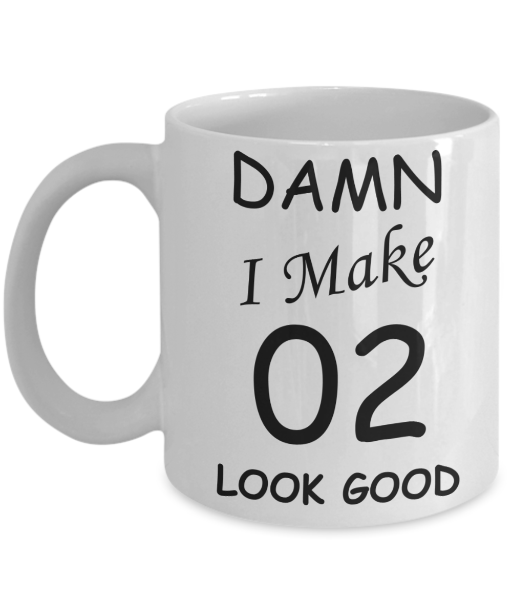 2nd birthday gifts for men/women - Damn I Make 2 Look Good, Born In 2018 Birthday Mugs - Funny White Porcelain Coffee 11 oz