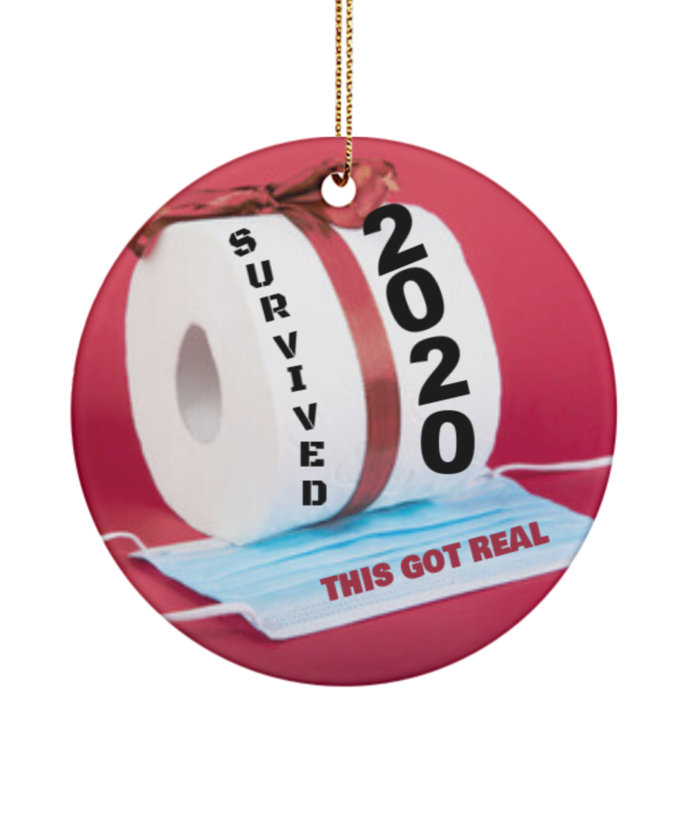 2020 Christmas Ornaments Toilet Paper -Emergency ornament, Toilet paper ornament, humor 2020 Christmas, funny ornament