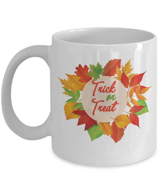 Trick or Treat Coffee Mugs Tea Cup 11 OZ