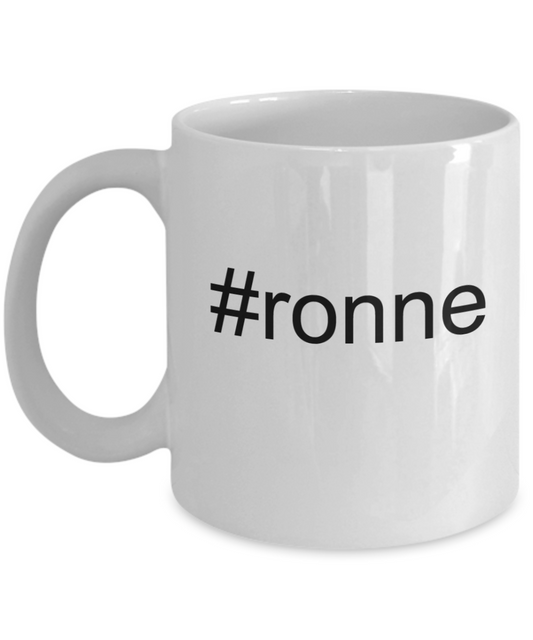 Write like a mother f mug, #ronne - White Porcelain Coffee 11 oz