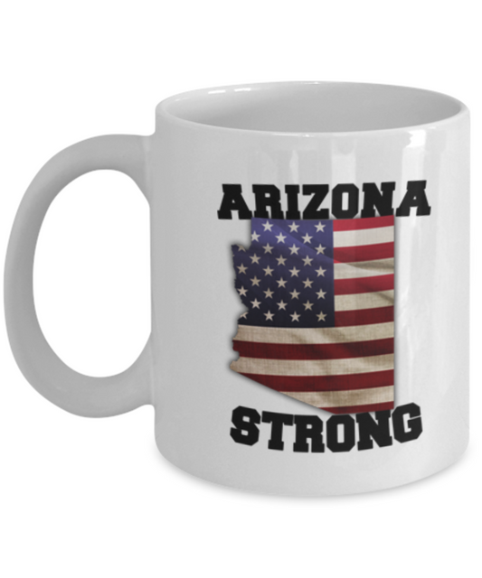 Arizona state coffee mug - Porcelain White Funny Coffee Mug 11 oz Ceramic